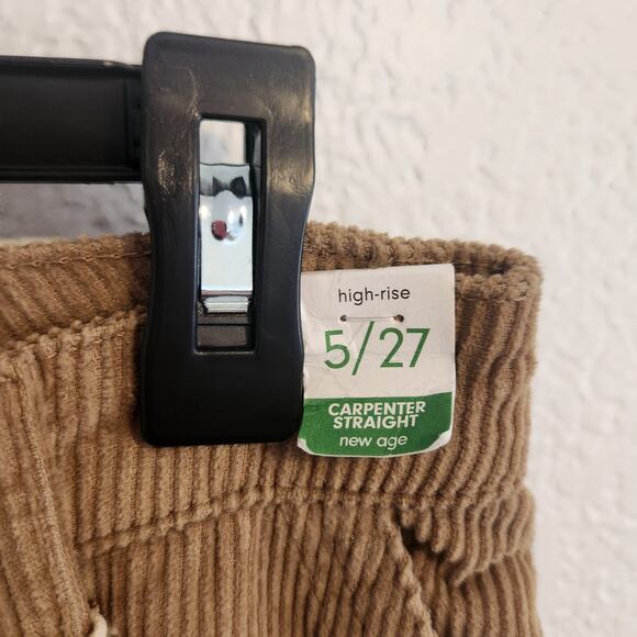 Regeneration Women's Size 5/27‎ Brown Corduroy High Rise Straight Leg Pants NWT - Picture 4 of 6